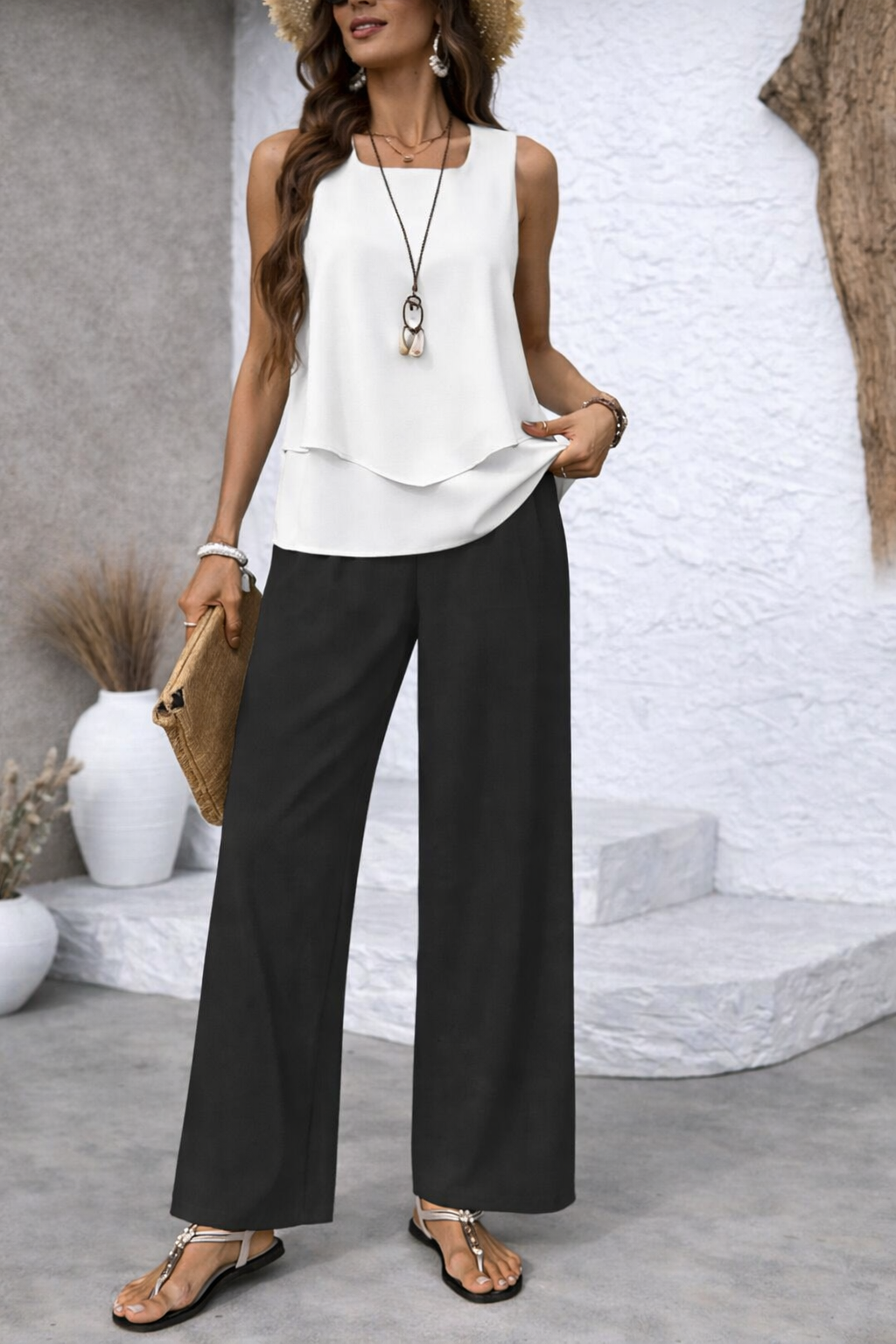 ELARISSE || Conjunto Elegancia Monocromática