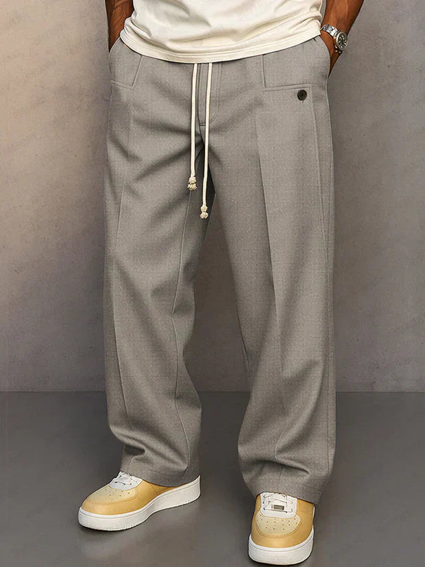 DARIO || Pantalon elegante con cordón ajustable