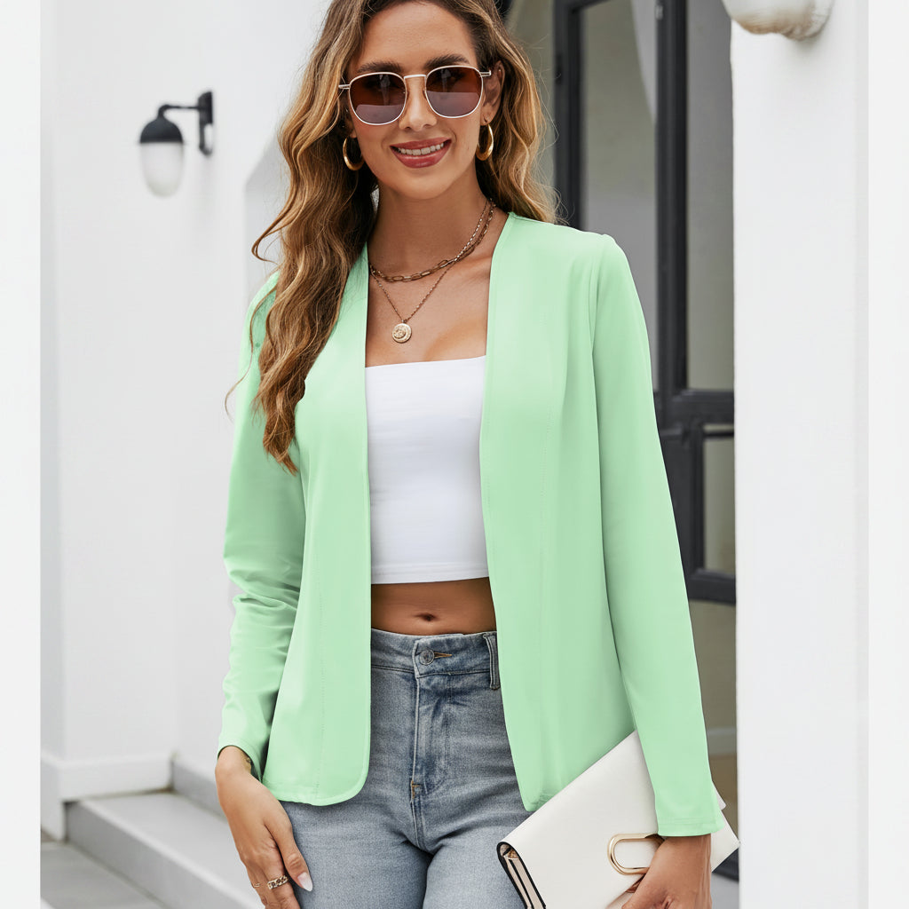 GIULIA || Blazer ligero con frente abierto