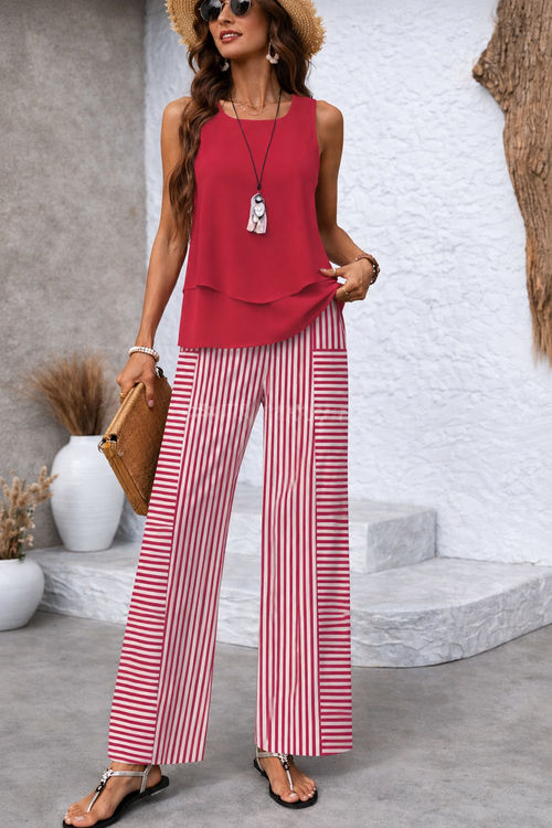 ROSAVIENNE || Conjunto Riviera a rayas