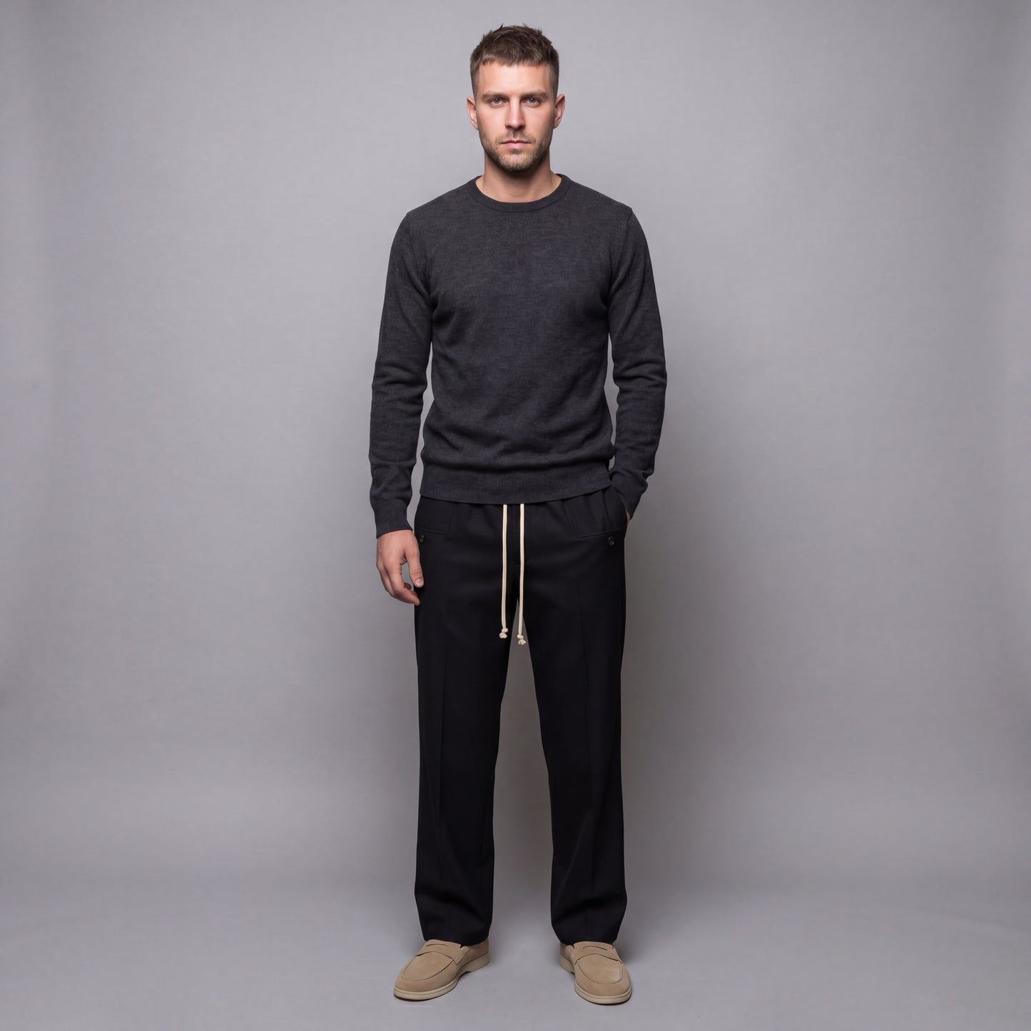 DARIO || Pantalon elegante con cordón ajustable