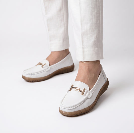 ROSANA || Mocasines de cuero genuino