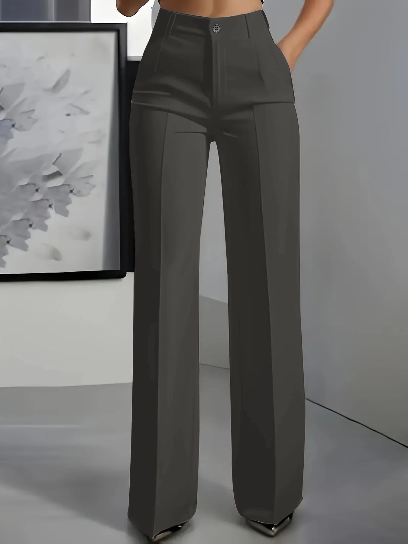 AMELIE|| Pantalones de traje de corte recto