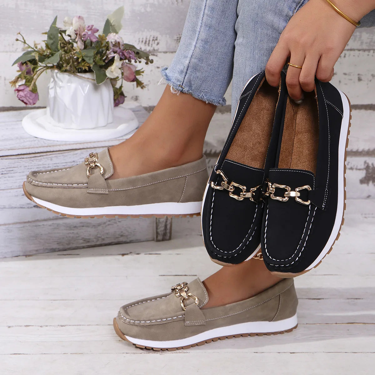 DANAE || Mocasines sin cordones