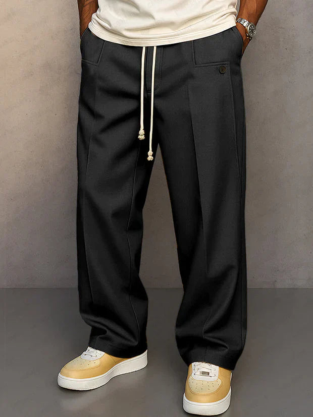 DARIO || Pantalon elegante con cordón ajustable