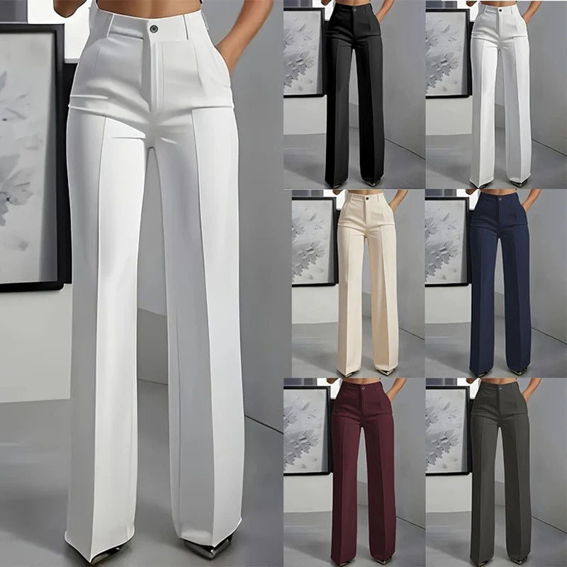 AMELIE|| Pantalones de traje de corte recto