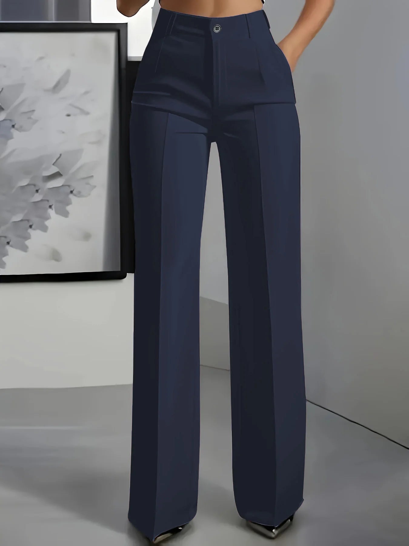 AMELIE|| Pantalones de traje de corte recto