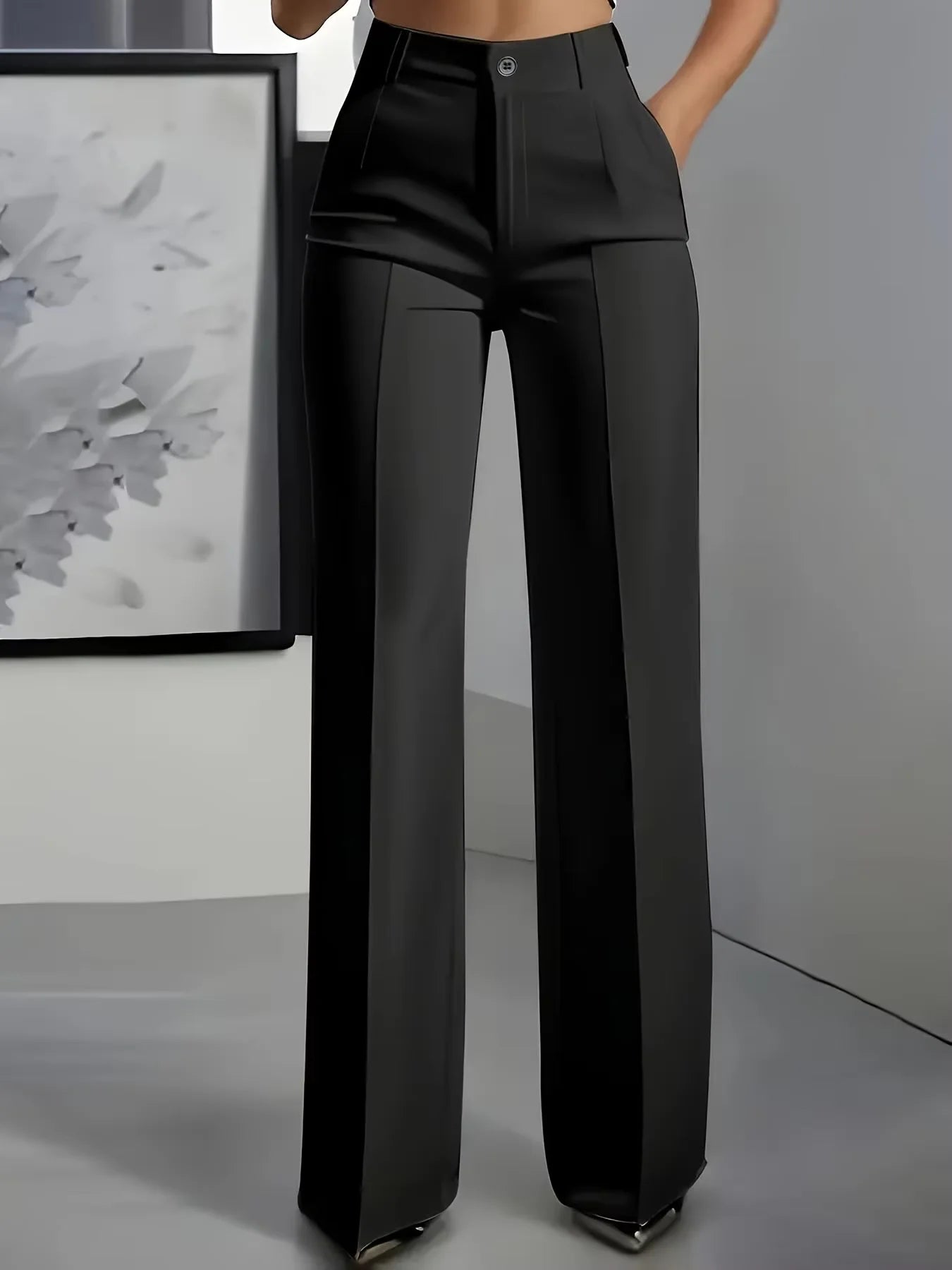 AMELIE|| Pantalones de traje de corte recto