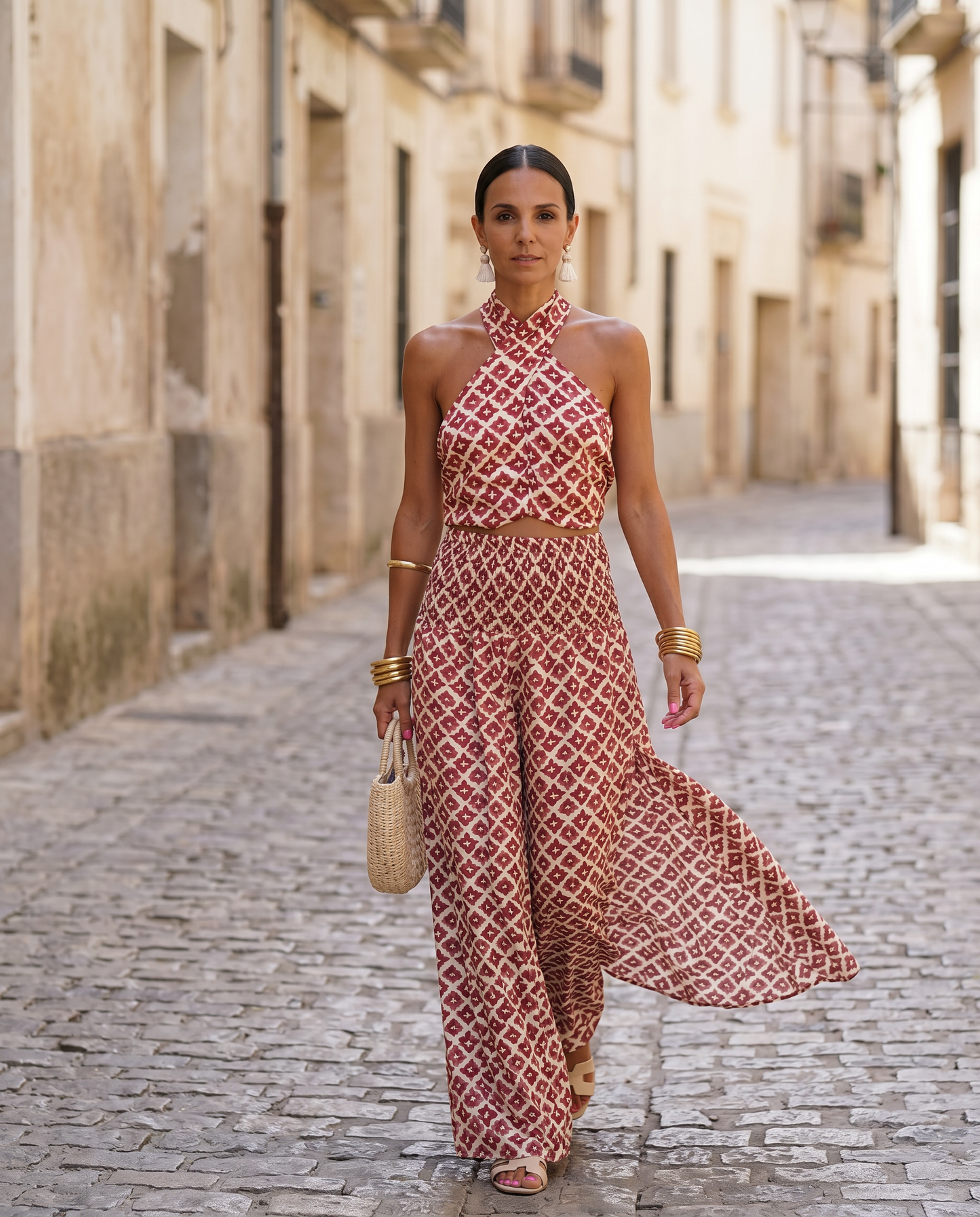 ELSA || Conjunto Elegante con Diseño de Hombros Descubiertos